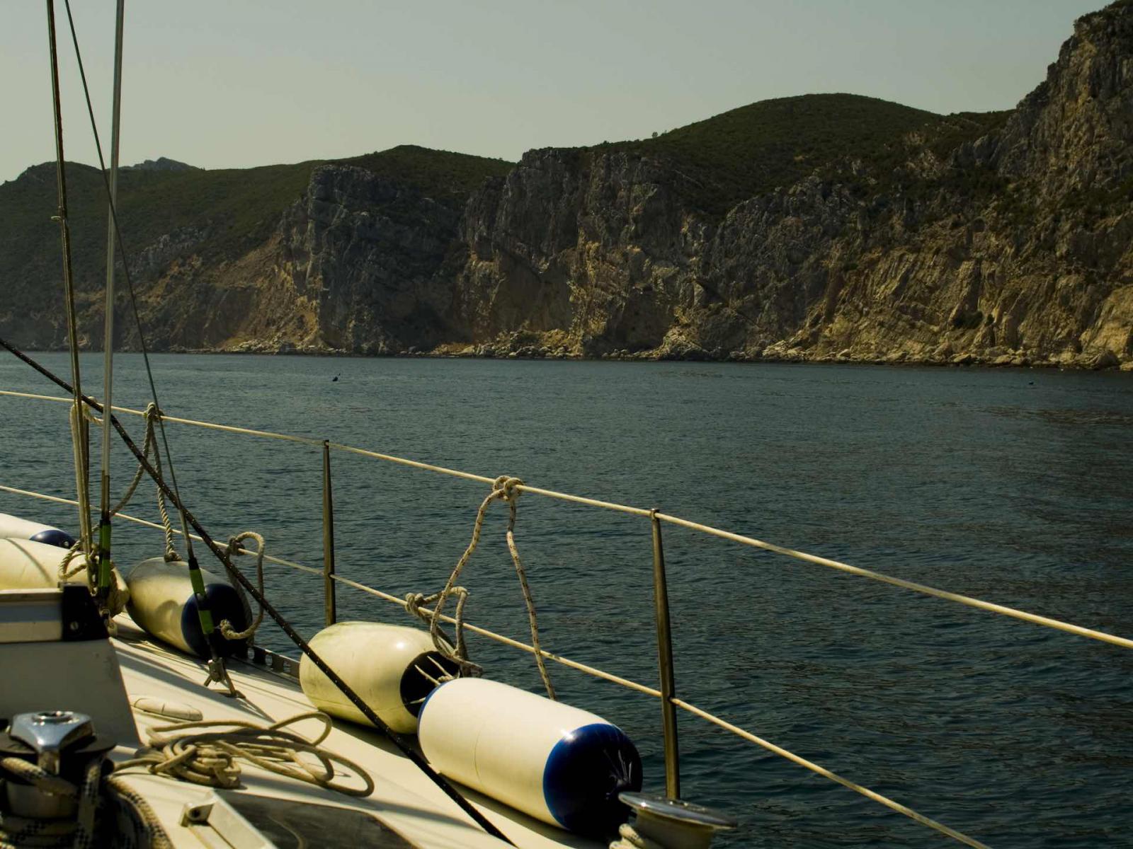 The Parque de Arrabida by boat