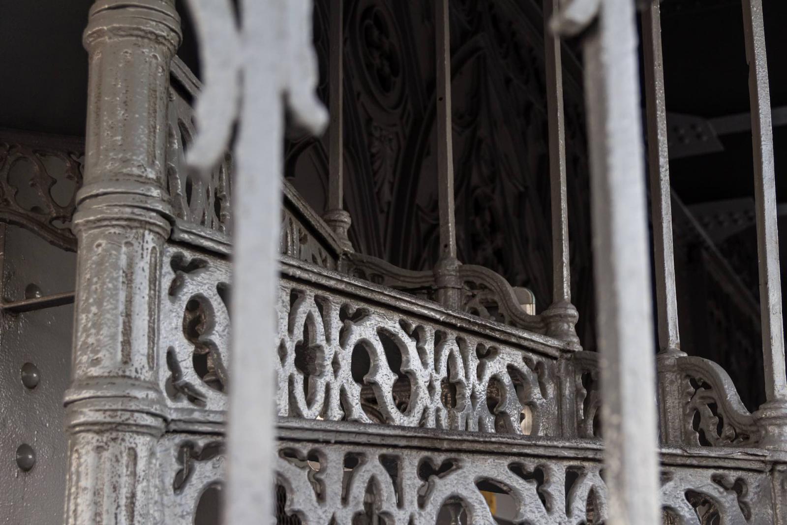 Decorated detail of the Elevador of Santa Justa