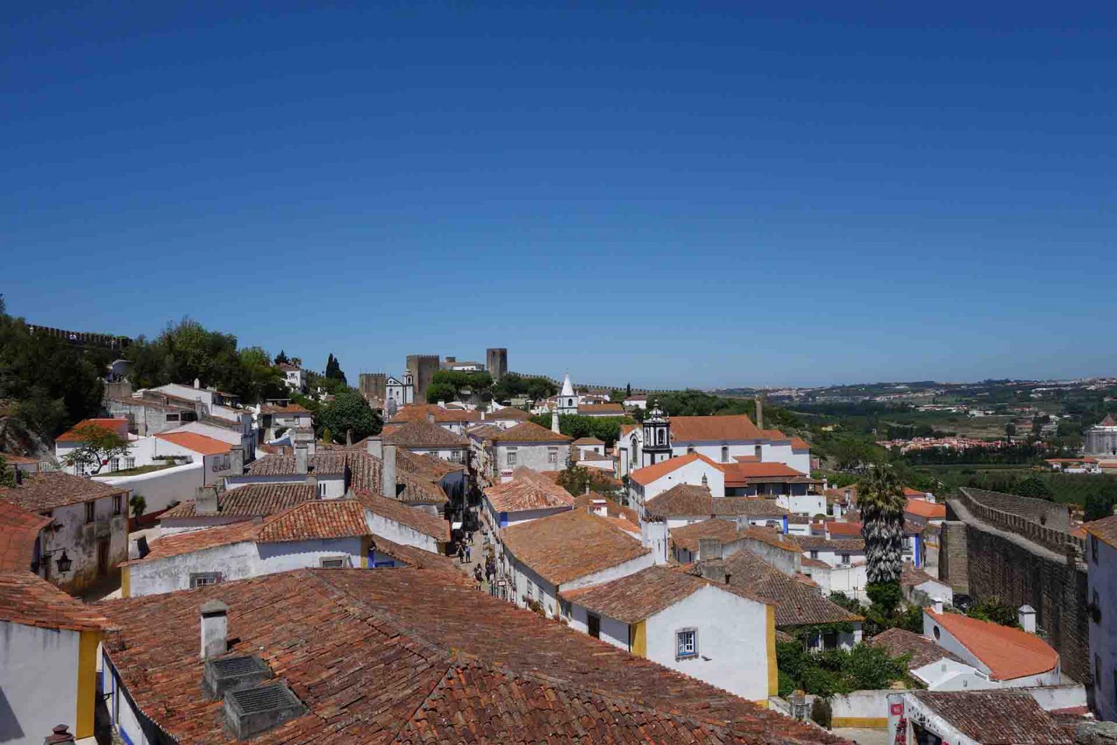 Village of Óbidos, on the routes of wine near Lisbon